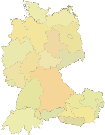 Karte von Deutschland